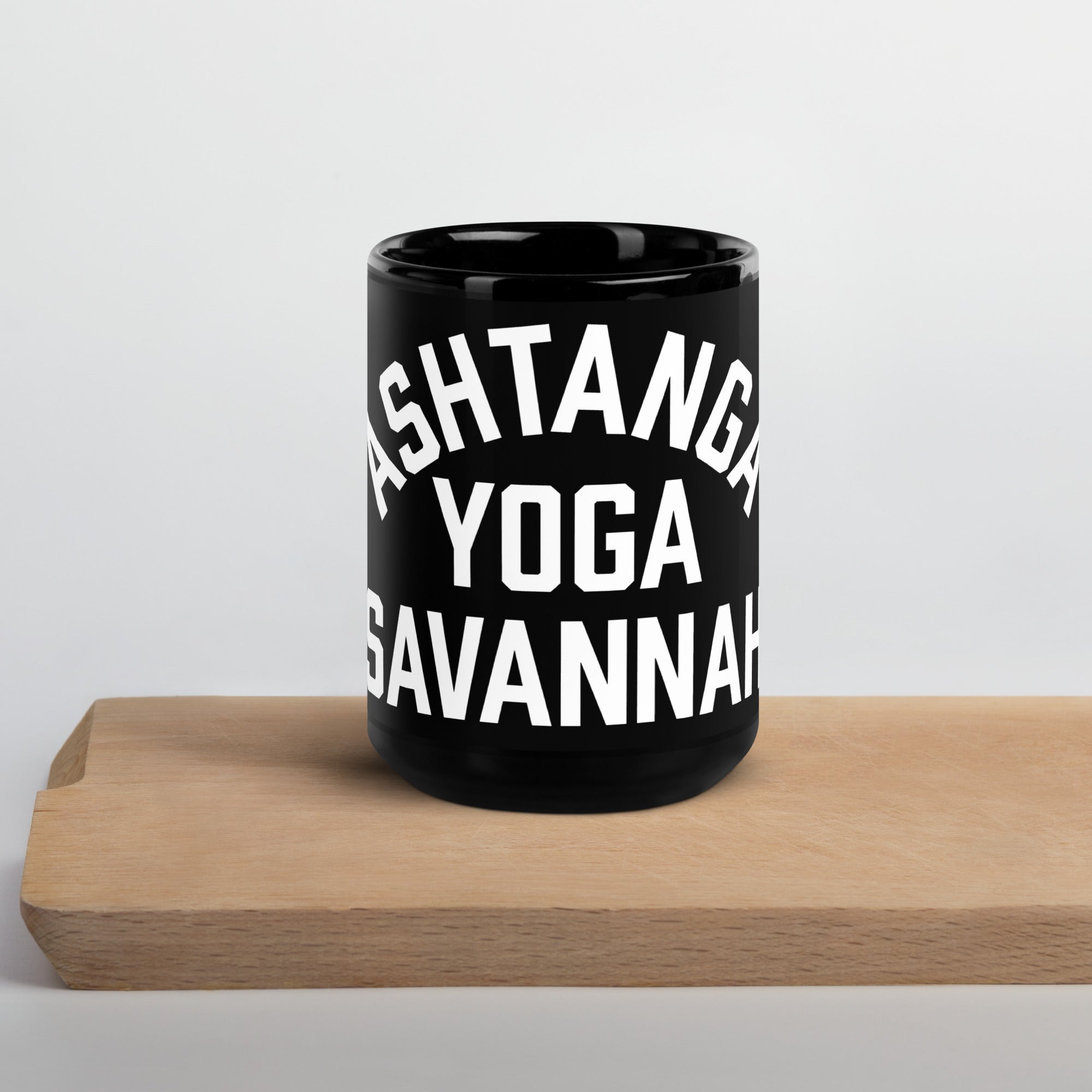 Ashtanga Yoga Savannah Glossy Mug