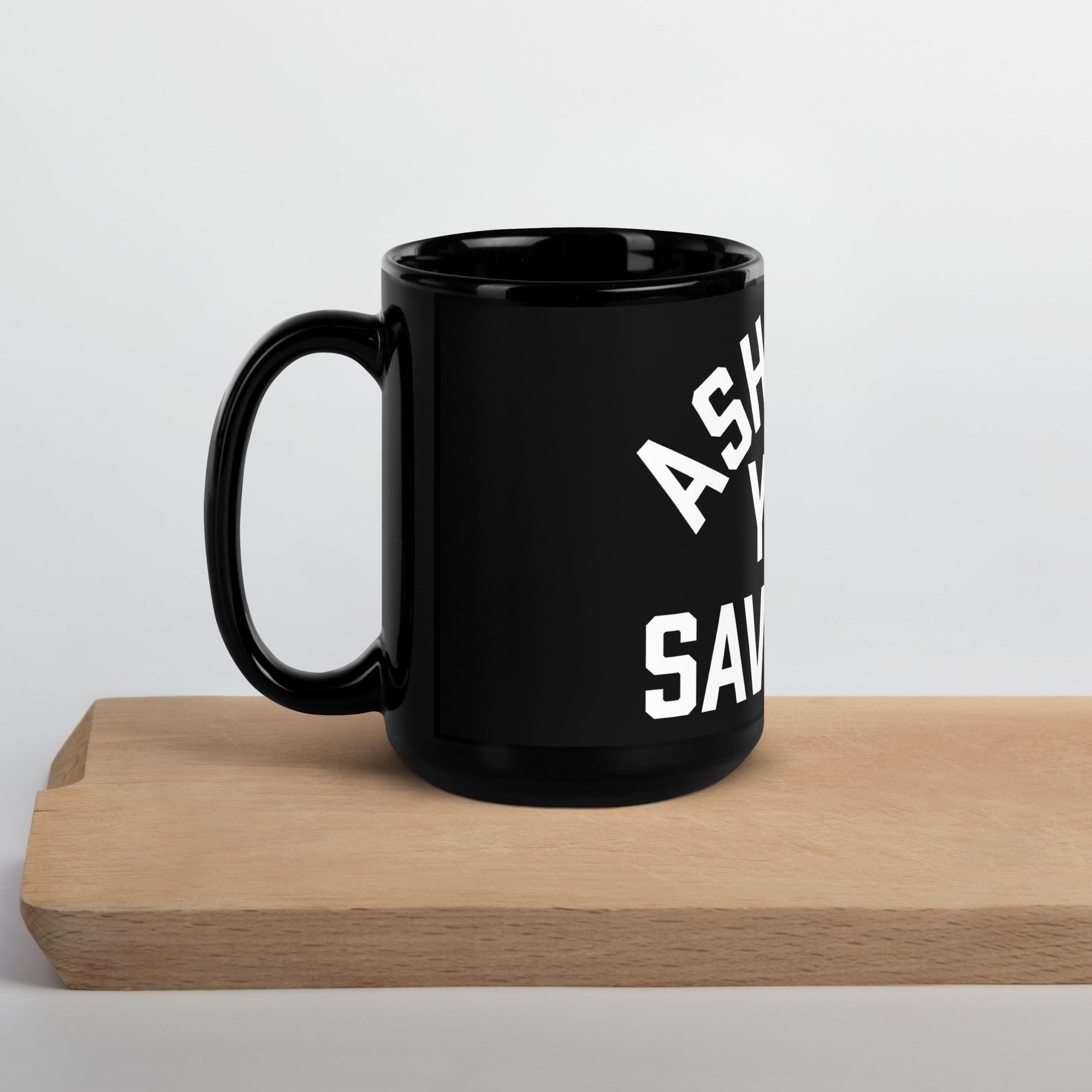 Black Glossy Mug