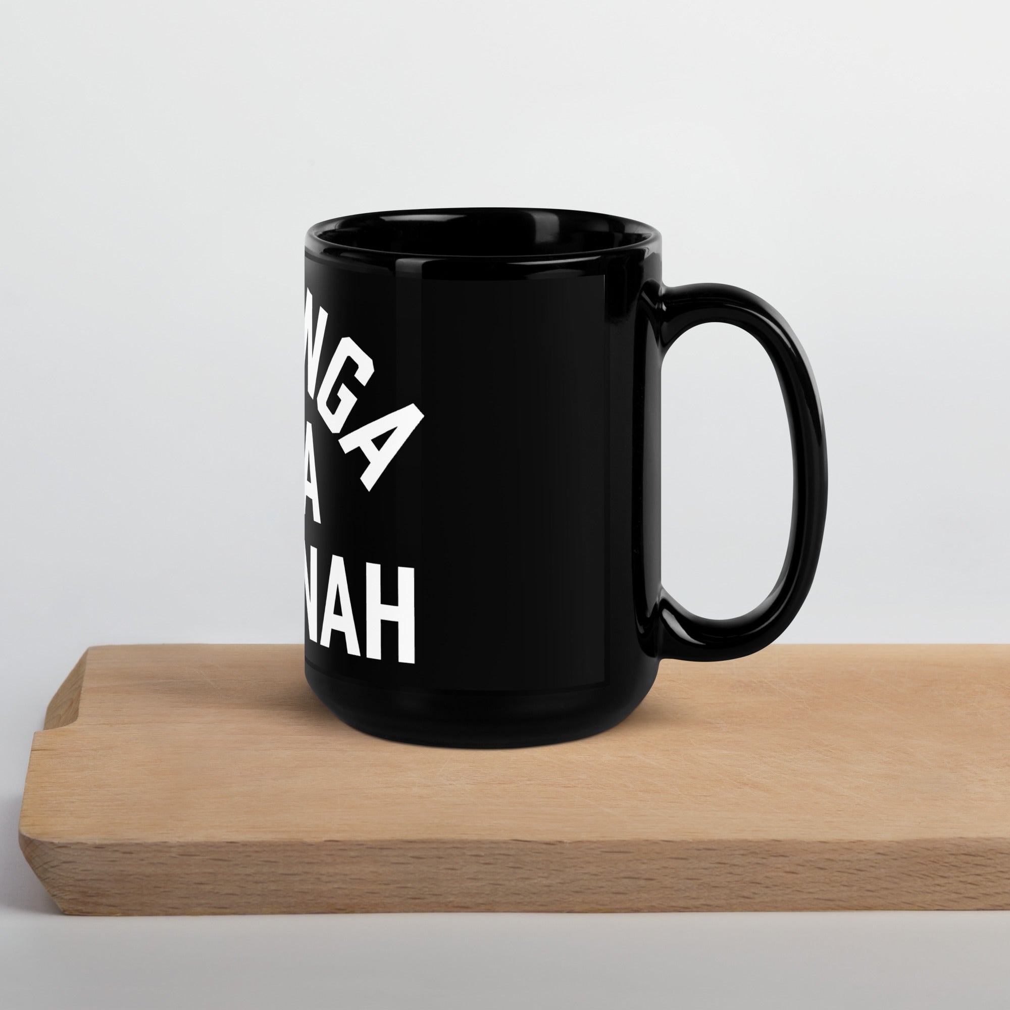 Black Glossy Mug